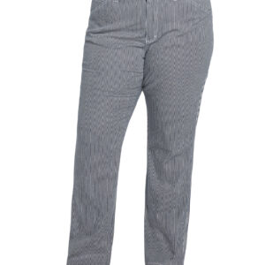 Dickies Girl Juniors' Plus Hickory Striped Carpenter Pants, Blue White Hickory Stripe